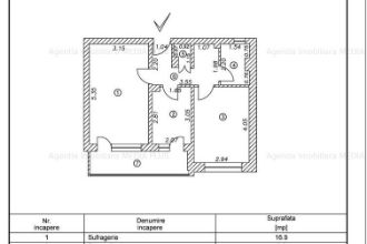 De vanzare Apartament 2 camere, decomandat, Micro 20, etaj 6, bloc cu lift