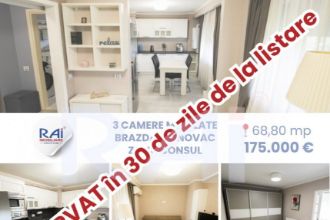 Apartament cu 3 camere decomandat in Brazda lui Novac