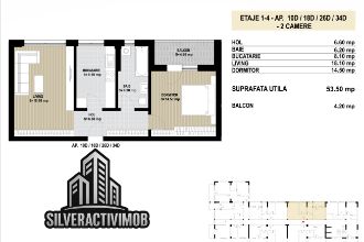 Apartament cu 2 camere decomandat in Metalurgiei