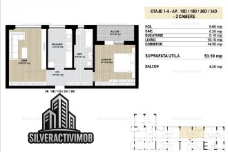 PROMOTIE!! Apartament spatios 58mp , Sector 4 , Grand Arena