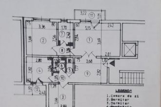 Zimbru, apartament 3 camere, decomandat, 74mp, et 6, 115000