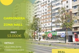 Garsoniera decomandata in Unirii Nord