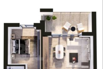 Apartament cu 2 camere semidecomandat in Torontalului