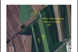 RECO Teren intravilan comercial 6252 mp in Les-com.Nojorid