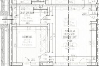 Oportunitate! 2 camere, 40mp, semifinisat, zona Restaurant R