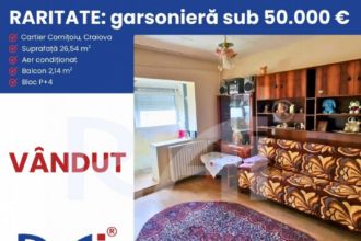 RARITATE! Garsoniera sub 49.000 , in bloc cu 4 etaje ??
