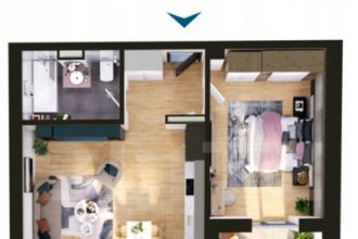 Apartament de vanzare, 2 camere, 54 mp, zona Torontalului