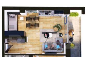 Apartament de vanzare, 1 camere, 40 mp, zona Torontalului