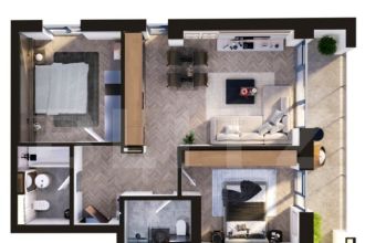 Apartament de vanzare, cu 3 camere, 74 mp, zona Torontalului