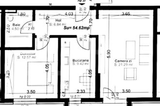 Apartament cu 2 camere semidecomandat in Aradului