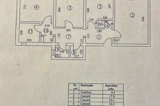 Apartament cu 3 camere decomandat in Obor
