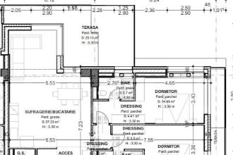 Penthouse cu 3 camere decomandat in Central