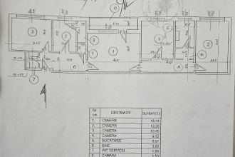 Apartament cu 4 camere semidecomandat in Militari