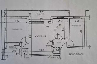 Apartament 3 camere zona City Park Mall