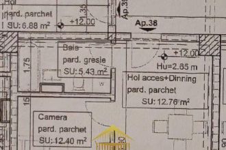 De vanzare Apartament 2 camere, bloc nou, finalizare...