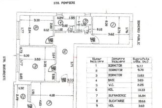 vand apartament 4 camere, 80 mp, doua bai