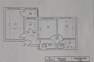 Apartament cu 3 camere decomandat in Nicolae Grigorescu