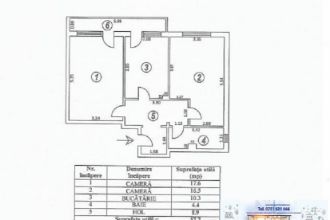 Apartament cu 2 camere decomandat in Mazepa 2