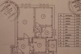 Apartament cu 3 camere semidecomandat in Pantelimon