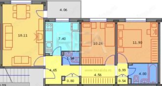 3 camere 70mp, 4/4, centrala, anvelopat, Gorjului.