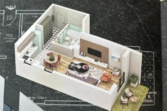 Apartament cu 1 camera .. dotari premium .. Piata Verde ..