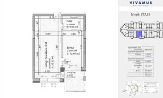 Studio. Complex Vivamus. Etaj intermediar. Liber 