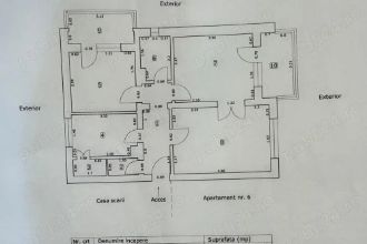 Apartament 3 camere,Onesti,jud. Bacau