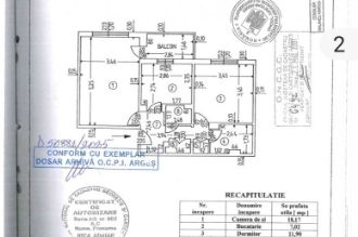 Apartament cu 2 camere decomandat in Bere