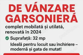 De vanzare garsoniera cf 1, 19.500 euro
