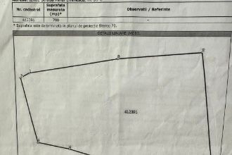 Teren Constructii intravilan de 700 mp, in Izvin