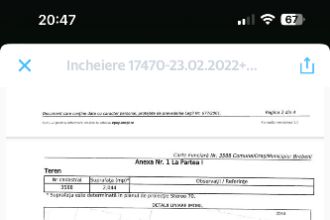 Teren Constructii intravilan de 2044 mp, in Brebeni