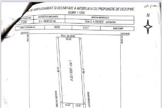 Teren agricol extravilan de 1200 mp, in Sibioara