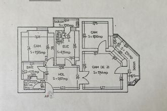Apartament cu 3 camere decomandat in Faleza Nord