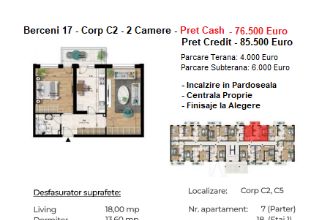 Apartament cu 2 camere in Berceni