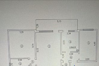 Apartament cu 3 camere semidecomandat in Micro 16
