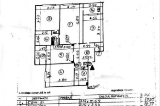 Apartament cu 4 camere semidecomandat, mobilat in Crangasi