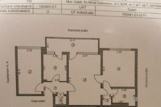 Apartament 3 camere semidec, Micro16, etaj1, 63000 euro