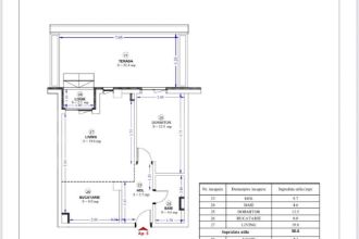 Apartament cu 2 camere semidecomandat in Torontalului