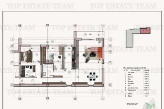 Apartament cu 3 camere semidecomandat in 1 Decembrie 1918