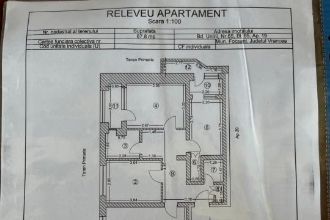 Apartament cu 3 camere decomandat in Central