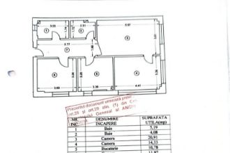 Apartament cu 3 camere semidecomandat in Bucurestii Noi