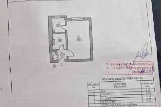 Apartament 1 camera parter de vanzare Doja