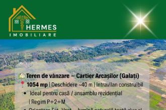 Teren intravilan construibil 1050 mp  in ARCASILOR , Galati