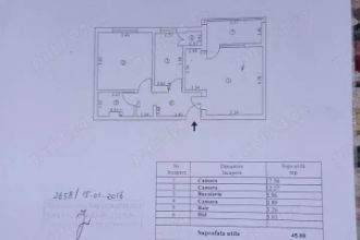 Vanzare apartament 2 camere decomandat Micro 20