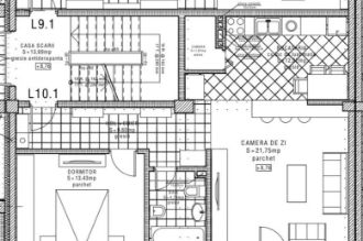 Apartament cu 2 camere semidecomandat in Gruia