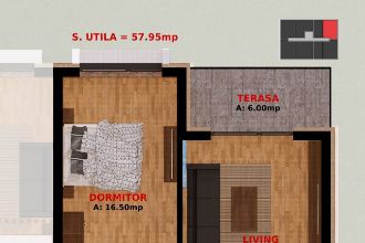 Apartament cu 2 camere decomandat in Dobroesti