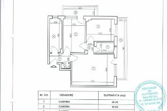 Apartament cu 3 camere semidecomandat in Rahova