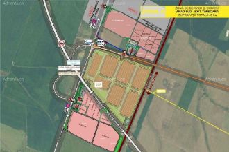 Vand teren 27 ha langa parcul VGP cu puz si utilitati