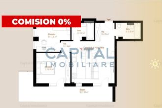 COMISION 0! Apartament 3 camere Semidecomandat Zona Vivo/Metro