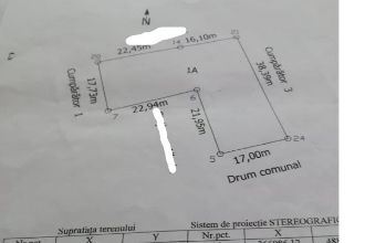 Teren Constructii intravilan de 1020 mp, in Albota